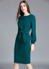 Sodrios smaragdo spalvos suknelė (VIN161_1)